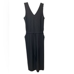 Old navy Sleeveless Black/Onix  Cropped Jumpsuit  size L